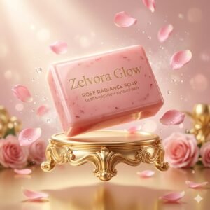 zelvora glow rose radiance soap