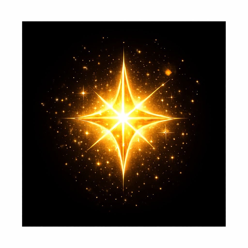 bg black sparkal icon